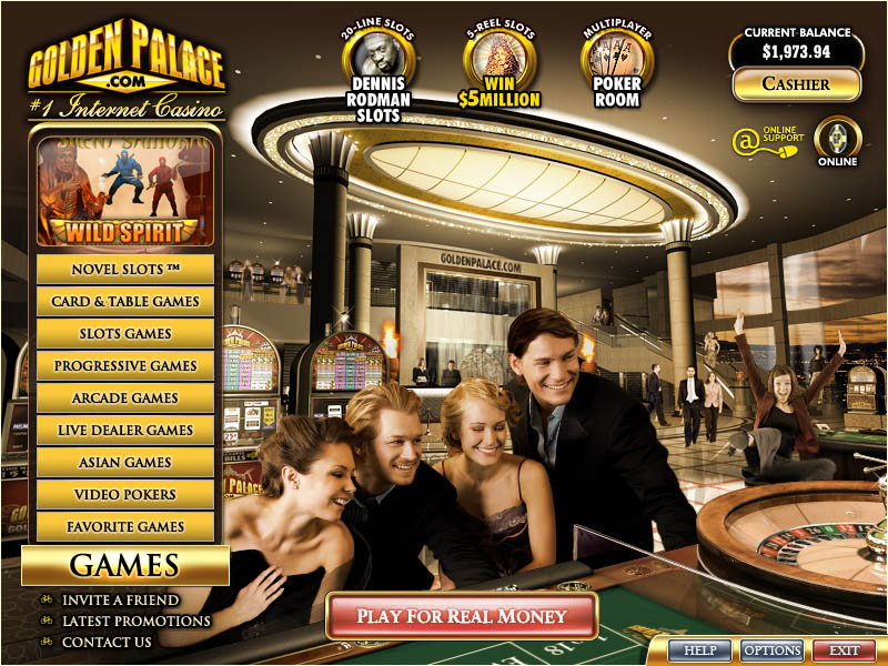 screenshot Golden Palace Casino