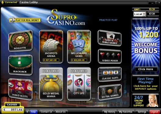 screenshot Supro Casino